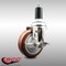 Service Caster 4 Inch 316SS Maroon Polyurethane Swivel 1-1/4 Inch Expanding Stem Caster Brake SCC-SS316EX20S414-PPUB-MRN-TLB-114 - alternate 3